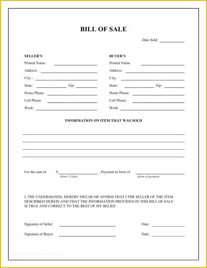 Free Fillable form Templates Of Editable Bill Saleemplate Free forms Word Pdf Eforms