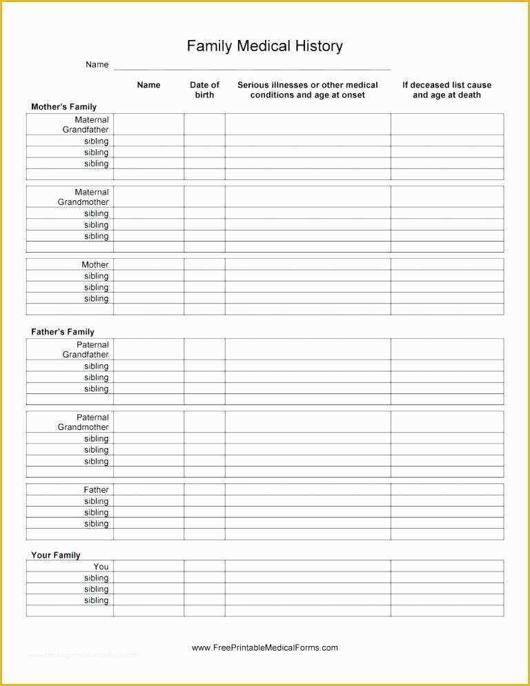 Free Fillable form Templates Of Family Group Sheet Template Blank Free Genealogy forms