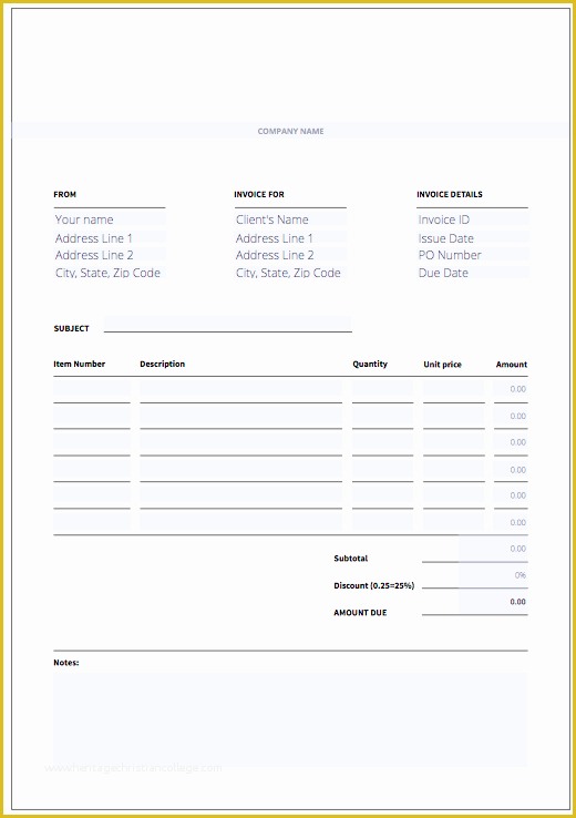 Free Fillable form Templates Of top 5 Best Invoice Templates to Use for Business