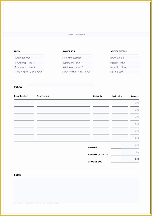 Free Fillable form Templates Of top 5 Best Invoice Templates to Use for Business