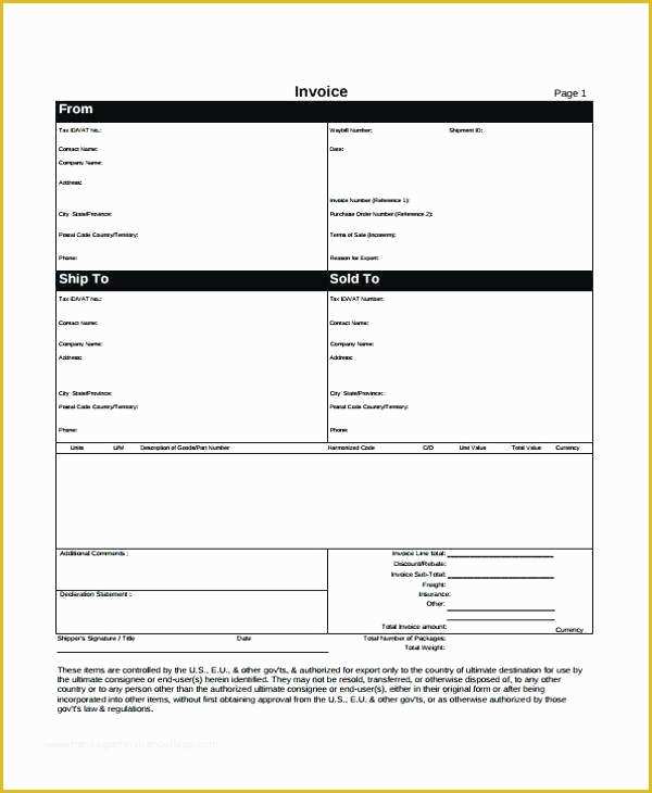 Free Fillable Receipt Template Of 28 Fillable Invoice Template Free