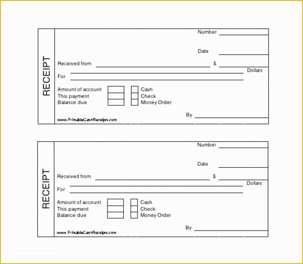 Free Fillable Receipt Template Of Fillable Receipt Template Free Download Donation Rent Cash