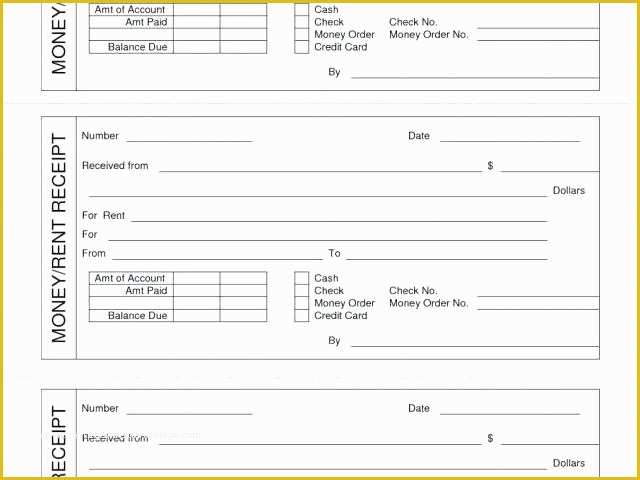 Free Fillable Receipt Template Of Free Receipt Template Fillable Printable Rent Receipts