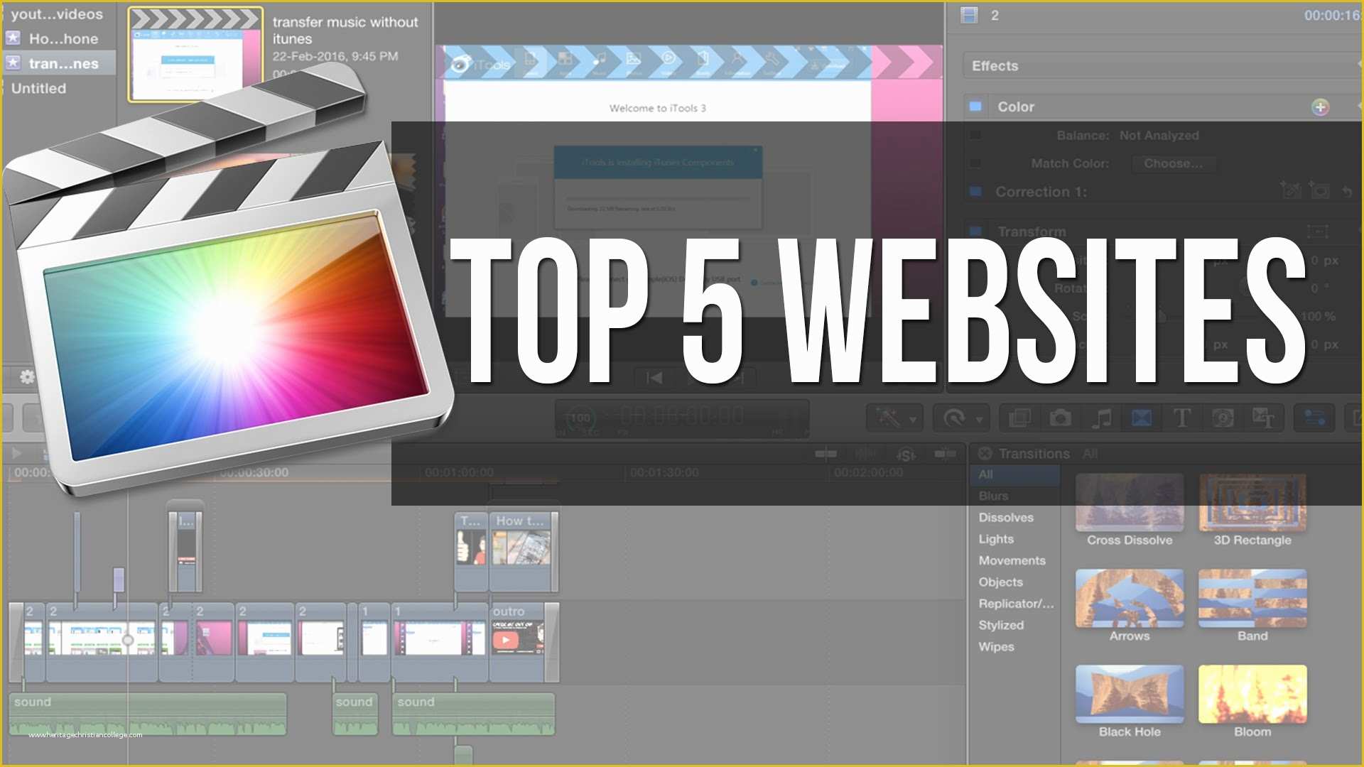 Free Final Cut Pro Templates Of top Websites to Download Final Cut Pro X Plugins Website