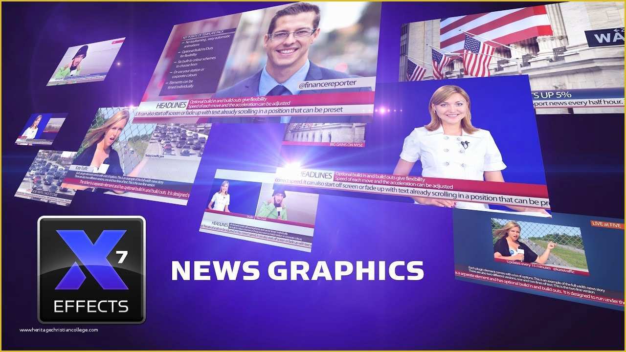 Free Final Cut Pro Templates Of Xeffects News Graphics for Final Cut Pro X Fcpx Template