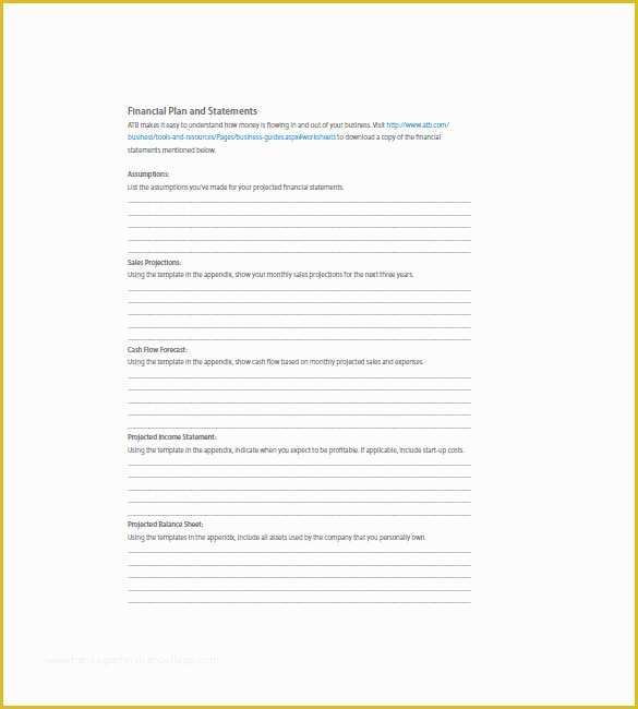 Free Financial Business Plan Template Of Financial Business Plan Template 14 Word Excel Pdf