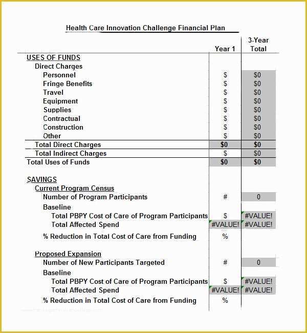 Free Financial Business Plan Template Of Financial Plan Template 5 Doenload Free Documents In