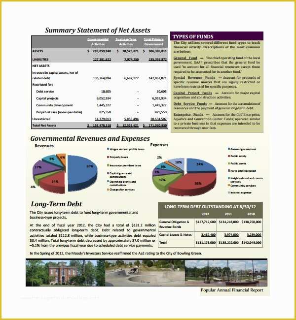 Free Financial Report Template Of 10 Annual Financial Report Templates