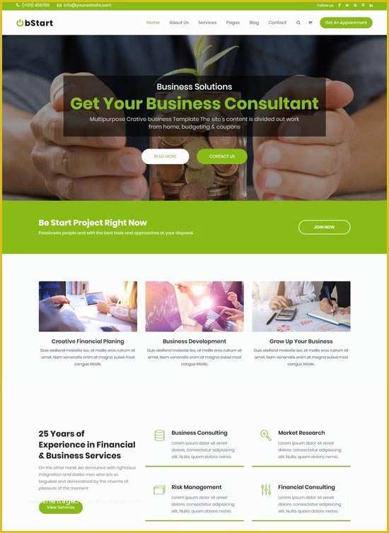 Free Financial Website Templates Of 50 Best Financial Website Templates Free &amp; Premium