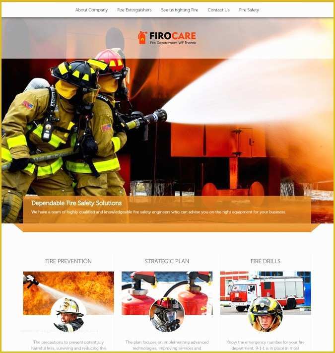 Free Fire Department Website Templates Of 5 Best Fire Department Wordpress themes [free Install