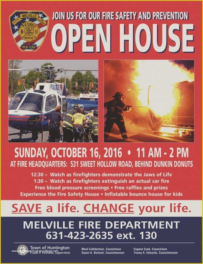 Free Fire Department Website Templates Of Fire Department Open House Flyer Template Fightclix