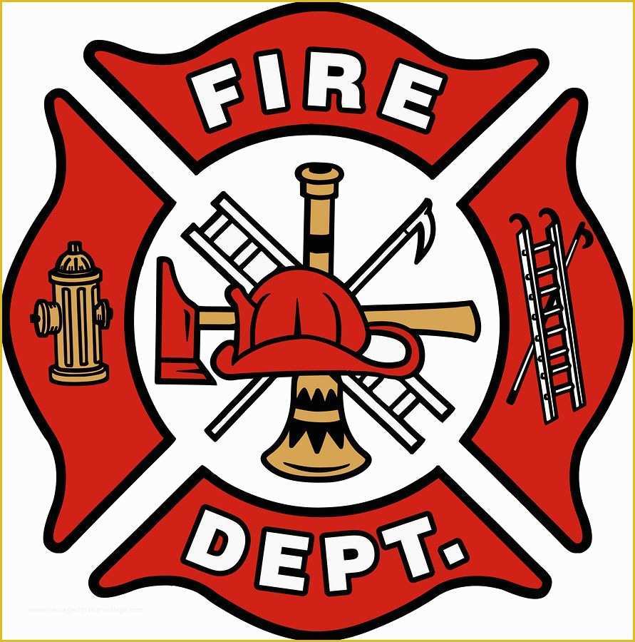 Free Fire Department Website Templates Of Fire Dept Blank Logo Clipart Best