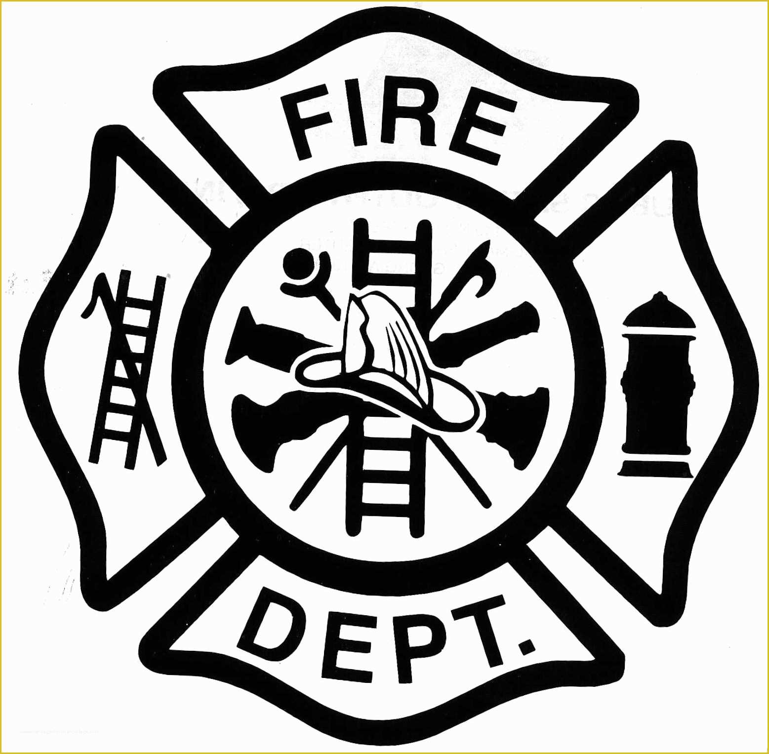 Free Fire Department Website Templates Of Firefighter Badges Coloring Pages &
