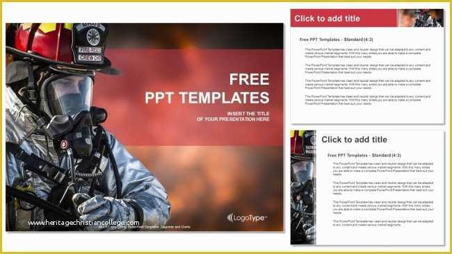 Free Fire Department Website Templates Of Firefighter Searching for Survivors Ppt Templates