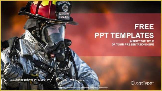 Free Fire Department Website Templates Of Firefighter Searching for Survivors Ppt Templates