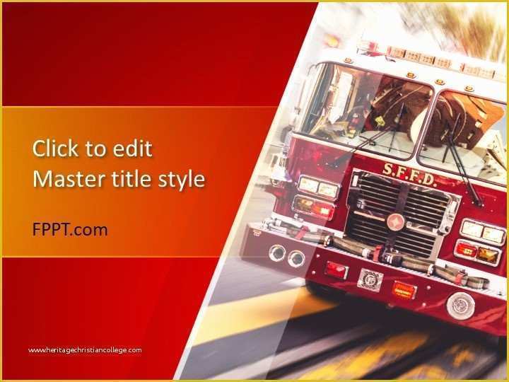 Free Fire Department Website Templates Of Free Fire Powerpoint Template