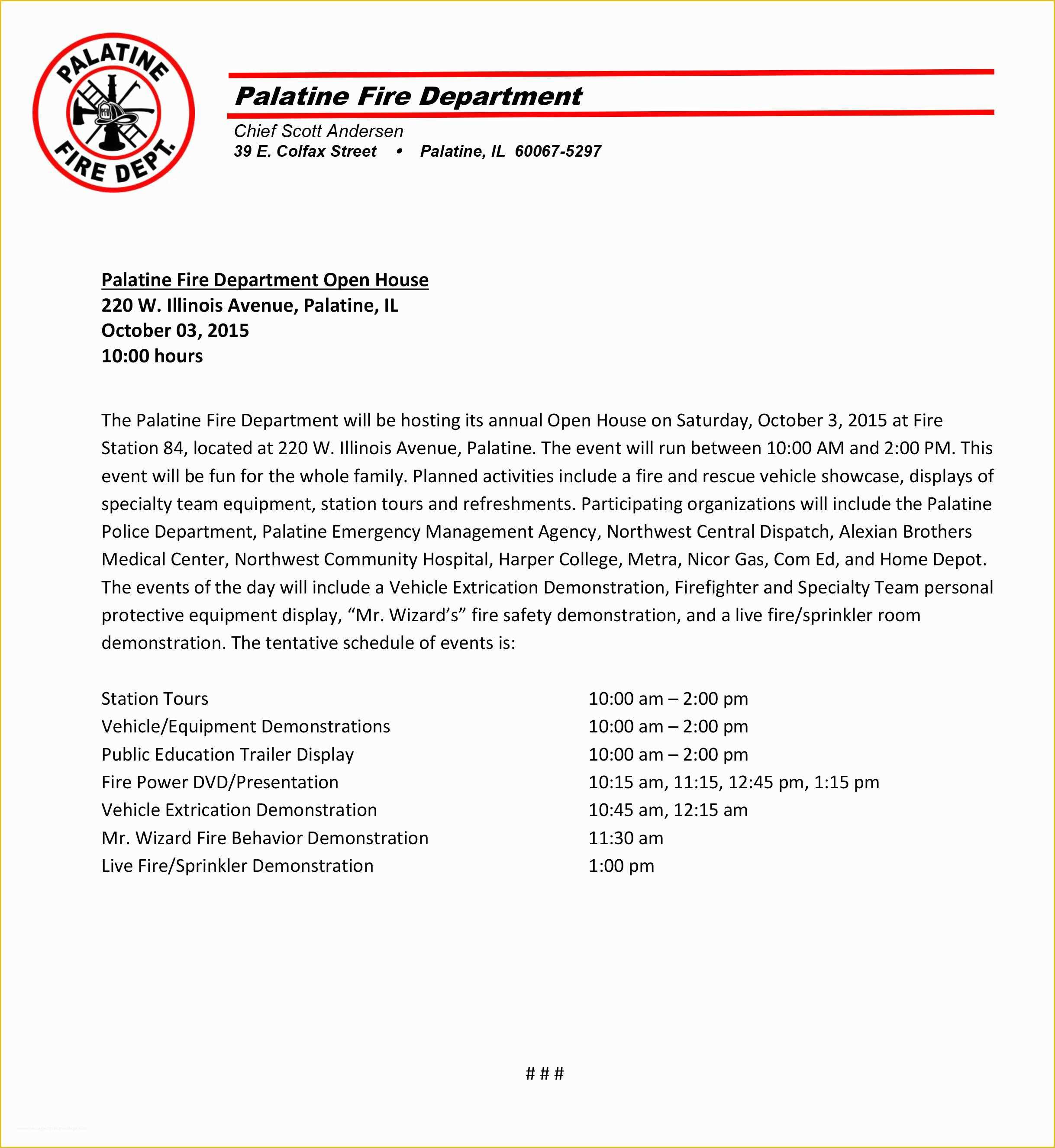 Free Fire Department Website Templates Of Palatine Fire Department Open House Chicagoareafire