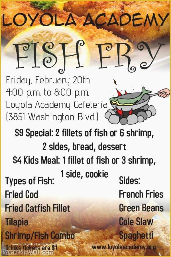 Free Fish Fry Flyer Template Of Fish Fry Flyer Powerpoint Template – Harddancefo