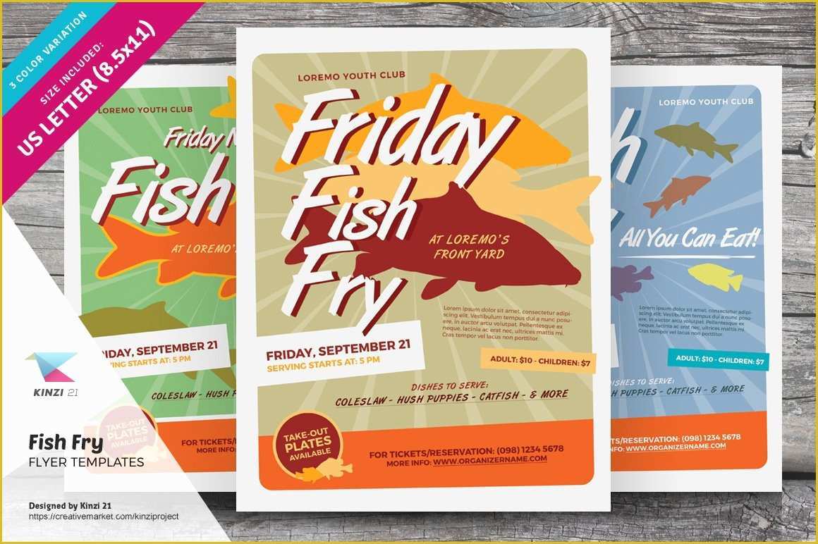 Free Fish Fry Flyer Template Of Fish Fry Flyer Templates Flyer Templates Creative Market