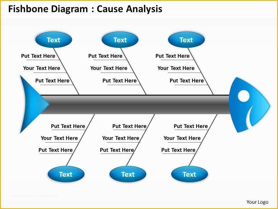 Free Fishbone Diagram Template Powerpoint Of Fishbone Diagram Cause Analysis Powerpoint Slides