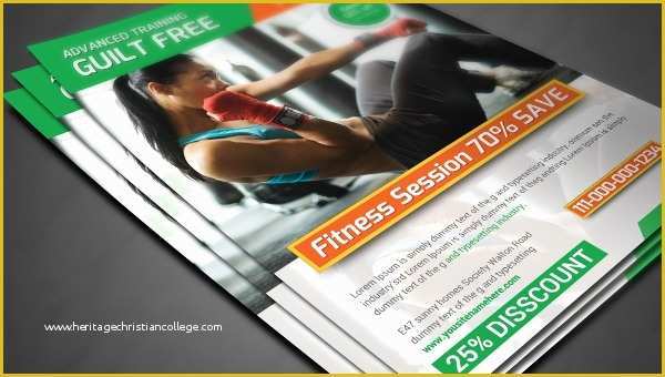 Free Fitness Flyer Template Publisher Of 21 Fitness Flyer Templates