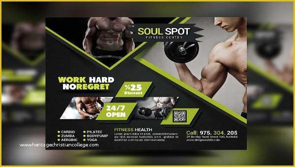 Free Fitness Flyer Template Publisher Of 24 Fitness Flyer Designs Psd Word Publisher