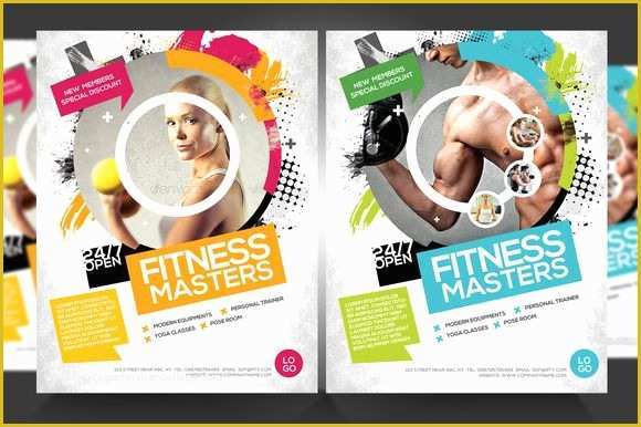 Free Fitness Flyer Template Publisher Of Fitness Gym Business Promotion Flyer