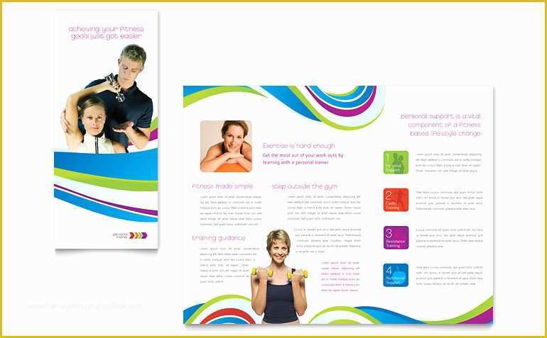Free Fitness Flyer Template Publisher Of Personal Trainer Brochure Template Word & Publisher