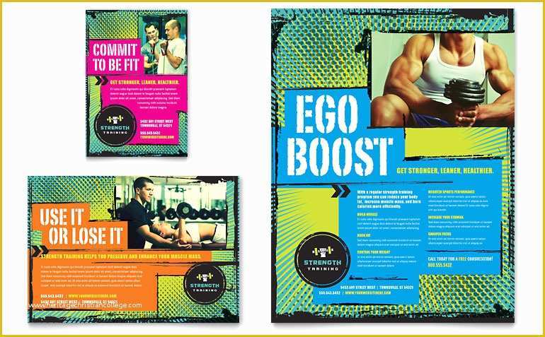 Free Fitness Flyer Template Publisher Of Strength Training Flyer & Ad Template Word & Publisher