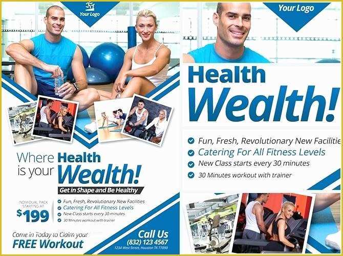 Free Fitness Newsletter Templates Of Fitness Class Flyer Template Class Flyer Template Free