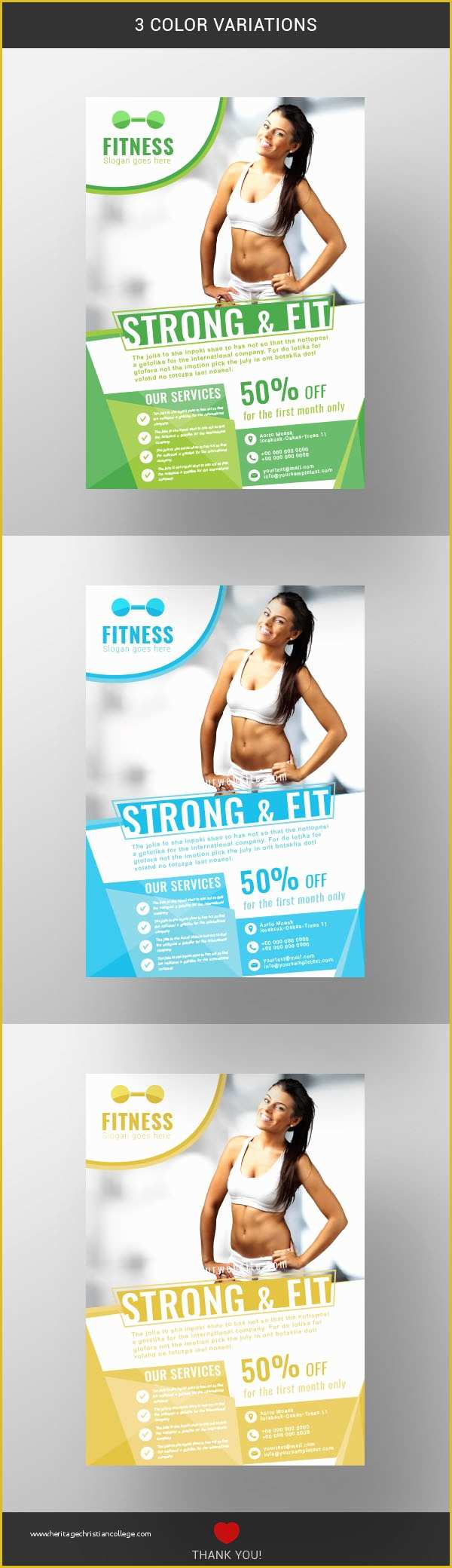 Free Fitness Newsletter Templates Of Fitness Flyer Template Free Download Wisxi