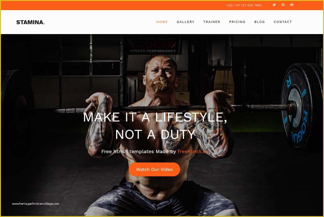 Free Fitness Website Templates Of 20 Best Free Fitness Website Templates with Fresh New