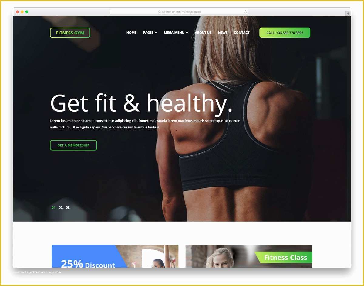 Free Fitness Website Templates Of 20 Best Free Fitness Website Templates with Fresh New