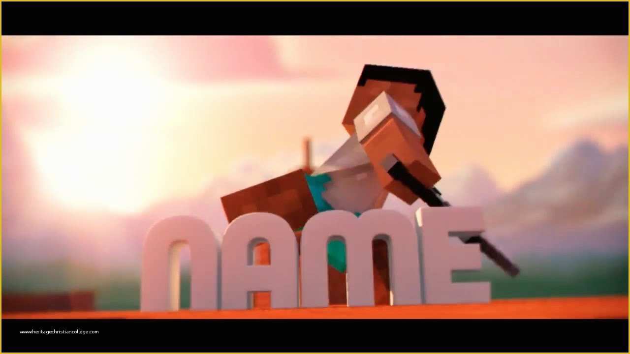 Free Flash Intro Templates Of Free Flash Minecraft after Effects &amp; Cinema 4d Intro