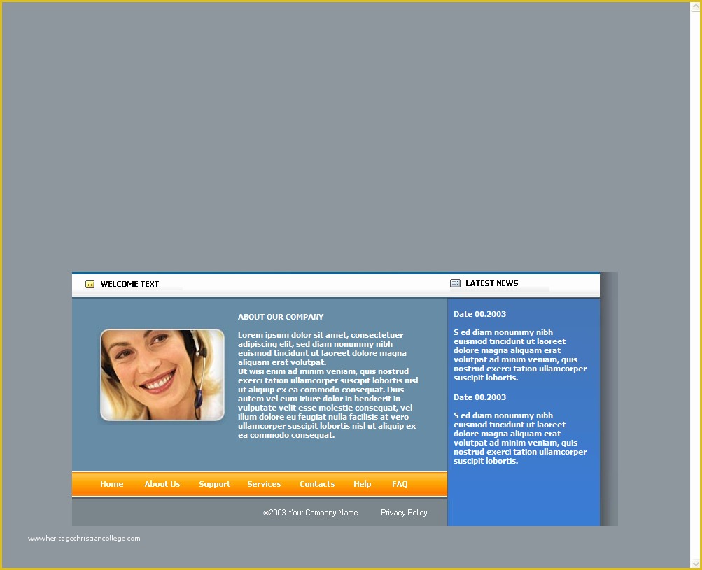 Free Flash Website Templates With Source Files Of Free Free Flash 
