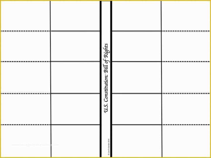 Free Flip Book Template for Teachers Of Carol S Teaching Garden Bill Of Rights and the