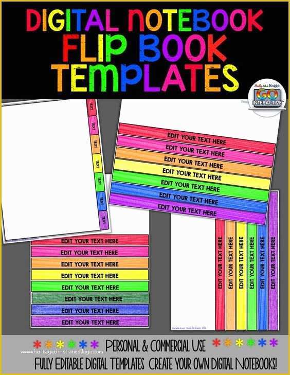 Free Flip Book Template for Teachers Of Digital Interactive Notebook Flip Book Templates for