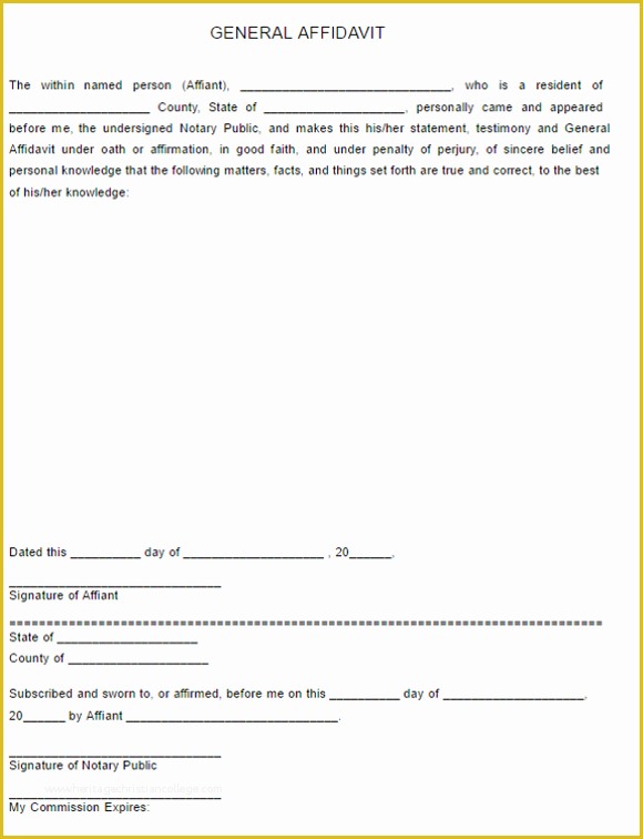 Free Florida Affidavit Template Of 77 Affidavit form Templates Free Pdf Word Examples