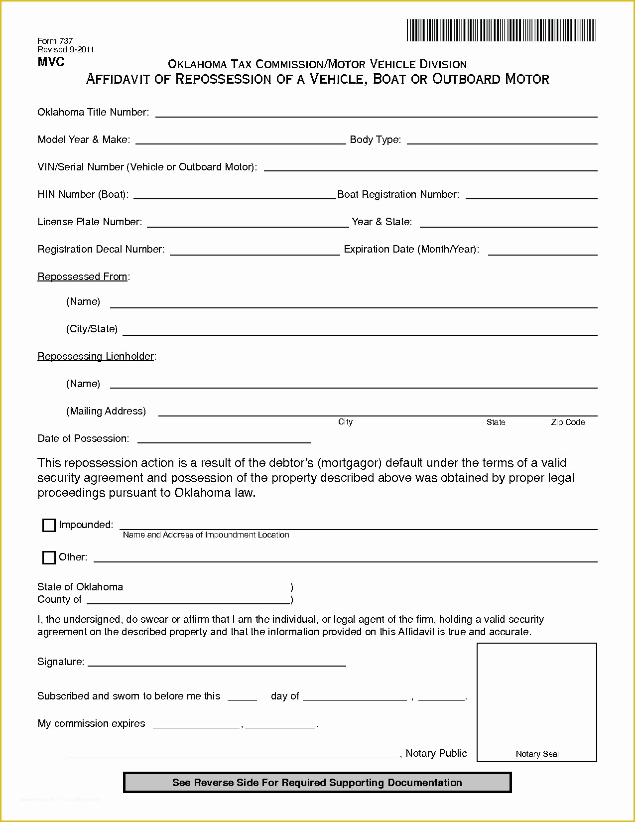 Free Florida Affidavit Template Of Affidavit Motor Vehicle Gift Transfer Impremedia