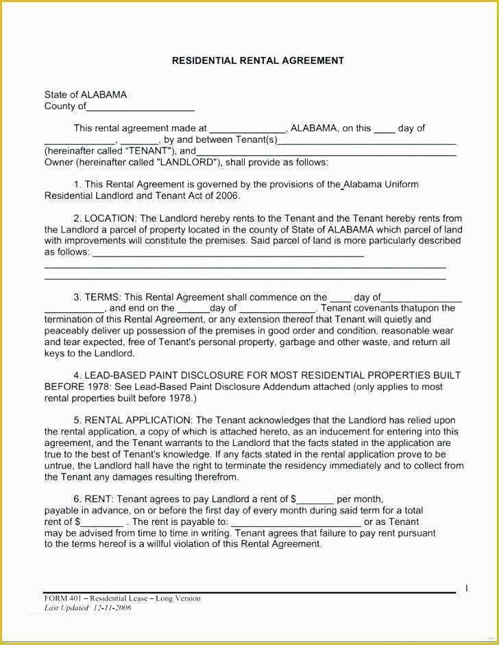 Free Florida Lease Agreement Template Of Printable Residential Free House Lease Agreement Here is A