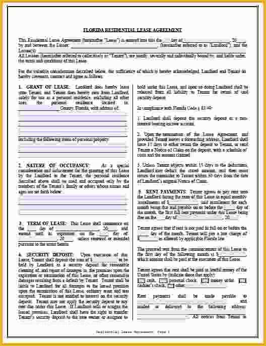 Free Florida Residential Lease Agreement Template Of Florida Residential Lease Agreement Template Create Lease