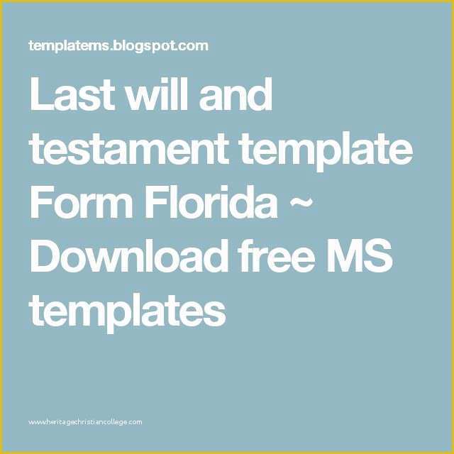 Free Florida Will Templates Of 25 Best Ideas About Will and Testament On Pinterest
