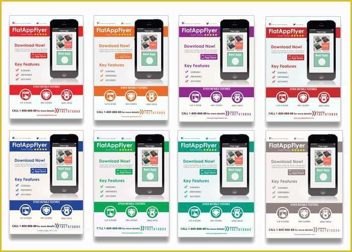 Free Flyer Design Templates App Of Free App Promotion Flyer Lumiere App Inspiration