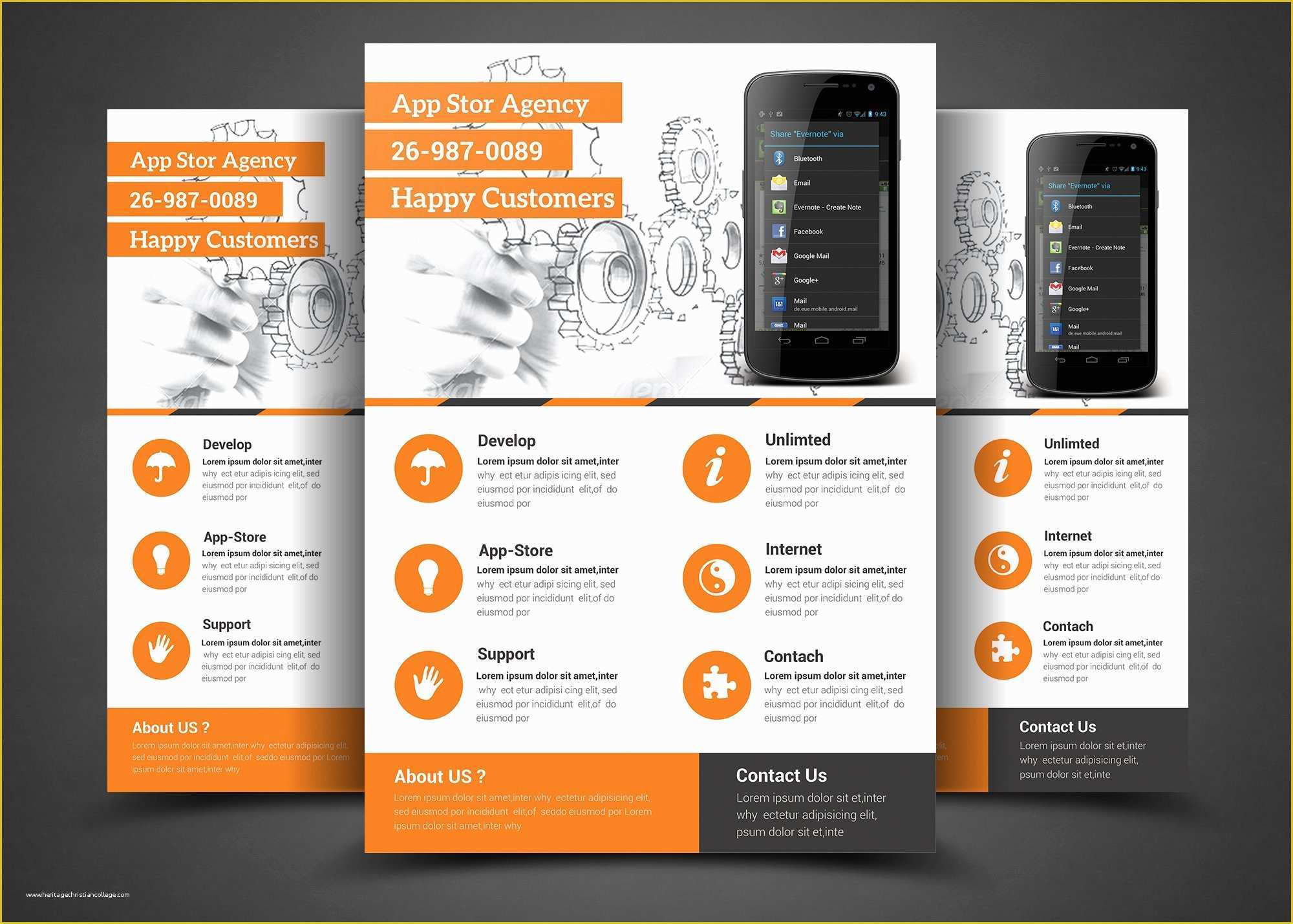 Free Flyer Design Templates App Of Mobile App Flyer Print Template Flyer Templates