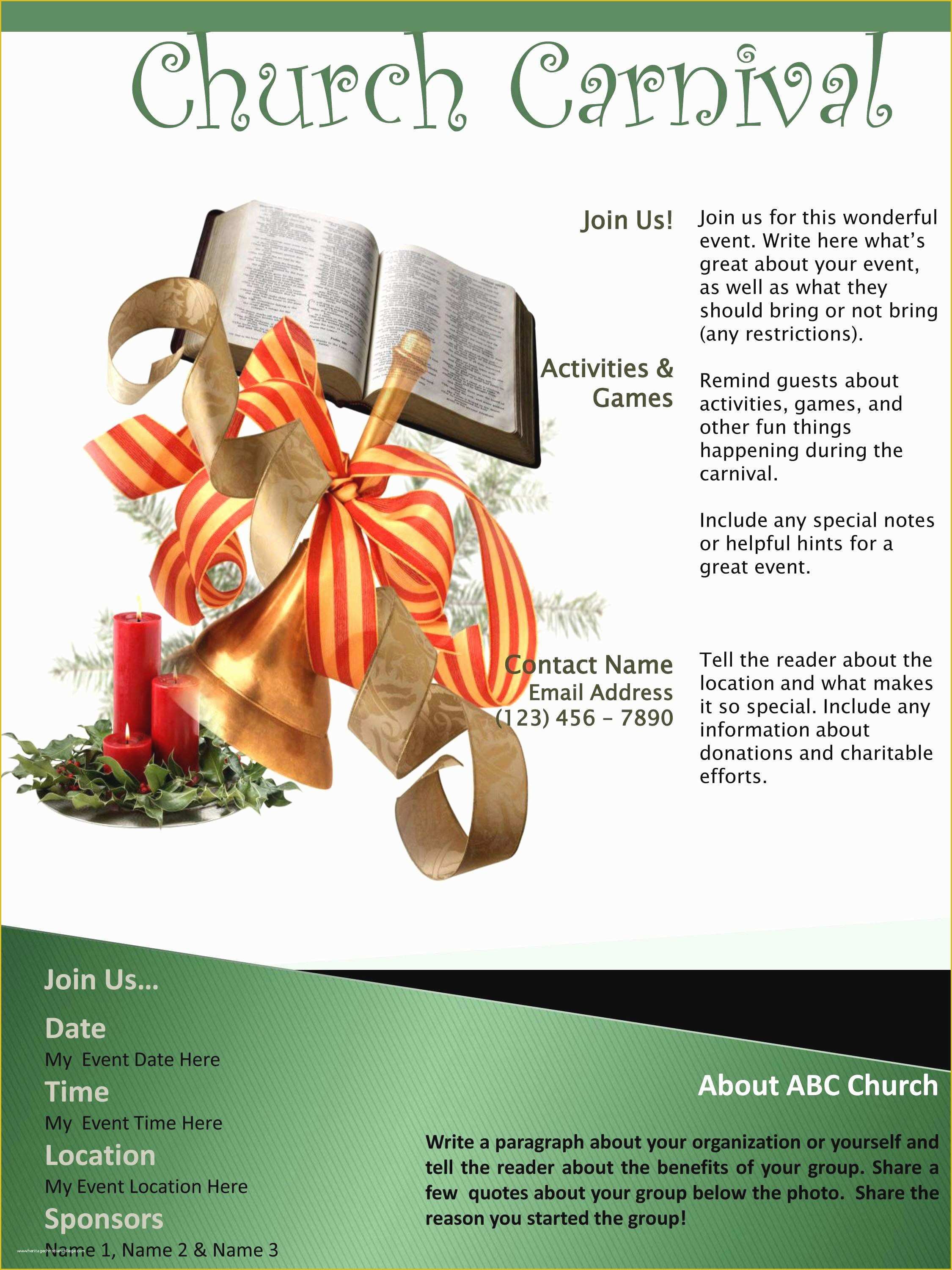 Free Flyer Templates for Microsoft Word Of Best Free Church Flyer Templates Microsoft Word