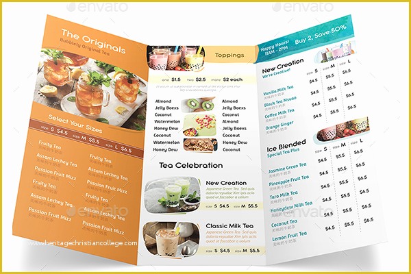 Free Folding Menu Template Of 46 Tri Fold Menu Templates Free Word Psd Designs