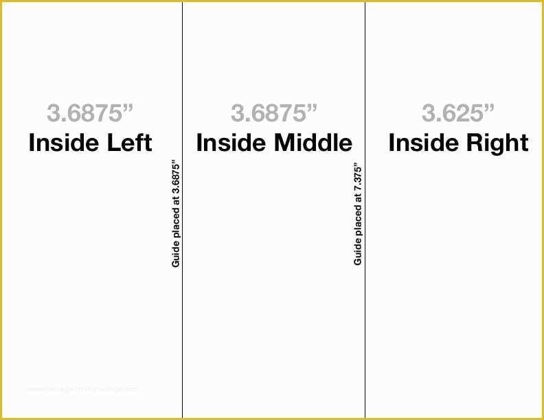 Free Folding Menu Template Of Blank Tri Fold Brochure Template Indesign Tri Fold Menu