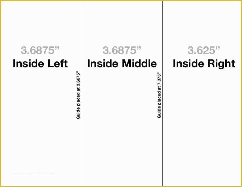 Free Folding Menu Template Of Blank Tri Fold Brochure Template Indesign Tri Fold Menu