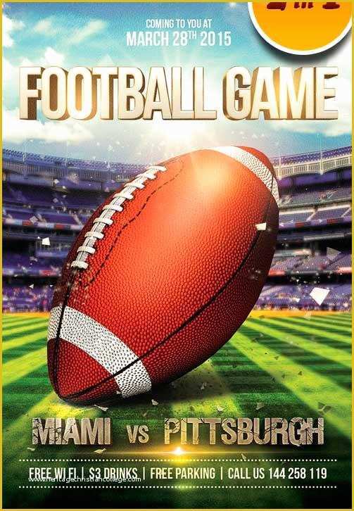 Free Football Flyer Design Templates Of 20 attractive & Free Sports Flyer Templates
