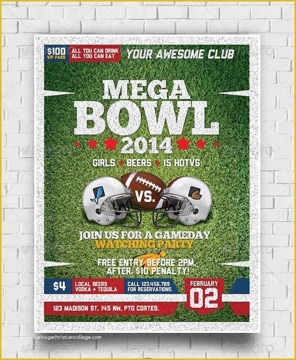 Free Football Flyer Design Templates Of 28 Football Flyer Templates Psd Eps Ai Indesign